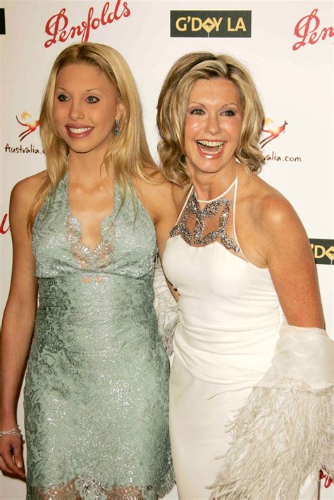 olivia newton john daughter married.